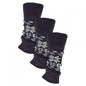 Sock Snob 3 Pairs Multipack Women's Leg Warmers
