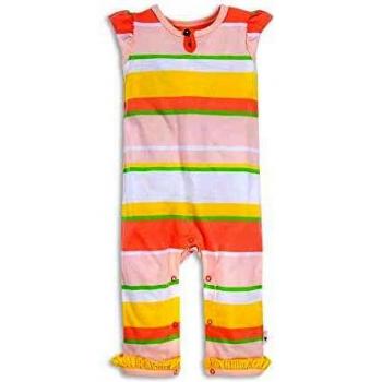 Baby Girl Citrus Stripe Toddler Footie – Burt’s Bees