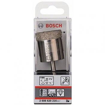 Fresa diamantata secca con perno 6,3 mm
