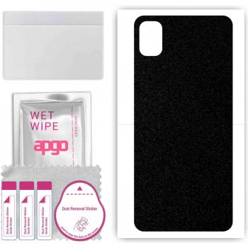 Apgo Protective Vinyl Skin for TCL ION Z, Matte Black Pattern