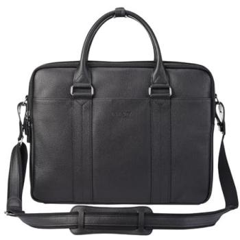 Luxe Zwarte Leer Tas – Sutton