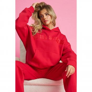 Kaiia Studio Bold Red Oversized Pullover UK 22