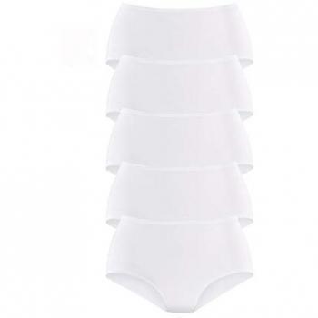Weißer Petite-Fleur-Taillenslip für Damen 52/54