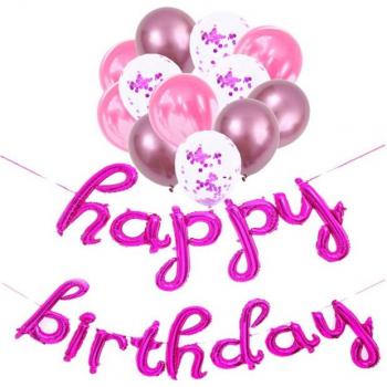 Kids Birthday Party Foil Letter Balloons
