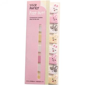 160 Sheets Index Label Stickers Sticky Notes Flags Index Stickers File Tabs Stickers for Student Teacher Reading Book