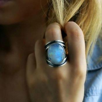 Moonstone Engagement Ring for Women