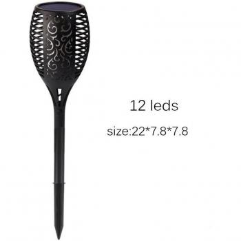 Solar Flame Torch Light with 33LED