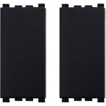 Cache-clé factice noir ETTROIT pour Vimar Arke (paquet de 2)