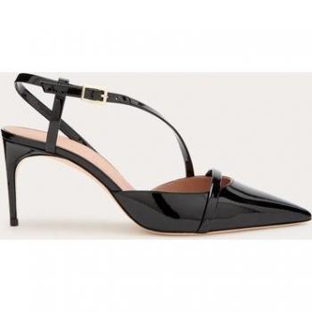 Talons hauts noir scintillant – Malone Slingback