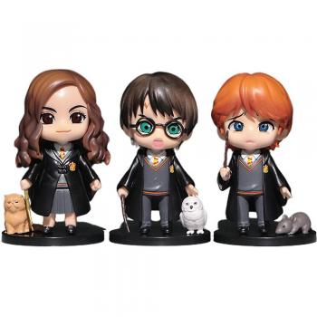 Adornos de Harry Potter Ron y Hermione 3 Piezas