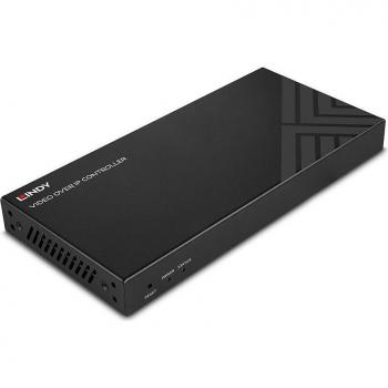 Lindy HDMI & USB over IP Controller, KVM Switch, Schwarz