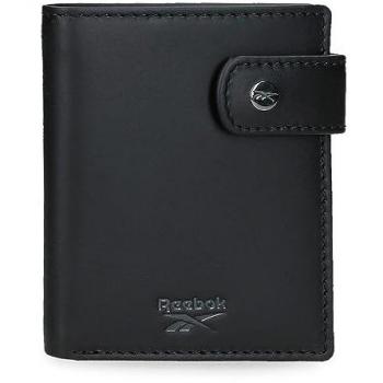 Reebok unisex Cartera Switch vertical con cierre de click negro