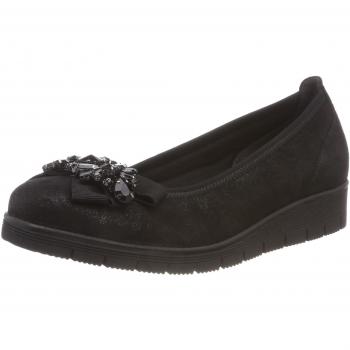 Gabor Schuhe Damen, Geschlossene Ballerinas, Schwarz 67, 44 EU