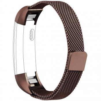 Vancle Magnetic Closure Clasp for Fitbit Alta HR (Coffee)