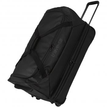 Travelite Basics Borsa da viaggio con scomparto separato nera