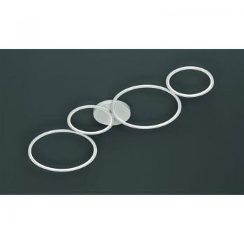 Plafón Iperbriko 4 LED Luminaria Blanco L97 cm