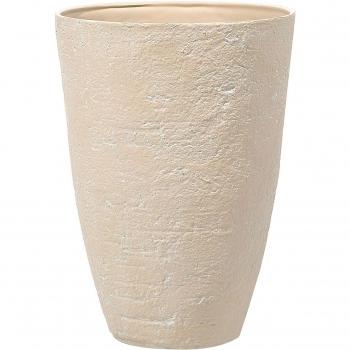 Vase de jardin Camia – cache‑pot beige 51 × 51 × 71 cm