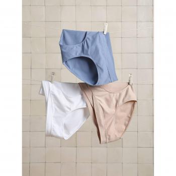 Lot 3 Shorts Maternité Microfibre VERTBAUDET – Bleu Gris