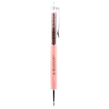Raw Madagascar Ruby ABIJOUX Ballpoint – Black, Medium, Refillable for Adults & Teens