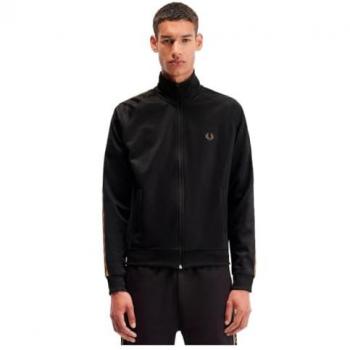 Fred Perry Sudadera de Chándal Tape Negra