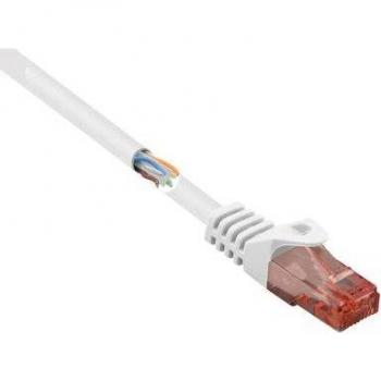 Renkforce RF‑5043882 3 m Netzwerkkabel – CAT 6 U/UTP, RGB-weiß, RJ45 Stecker