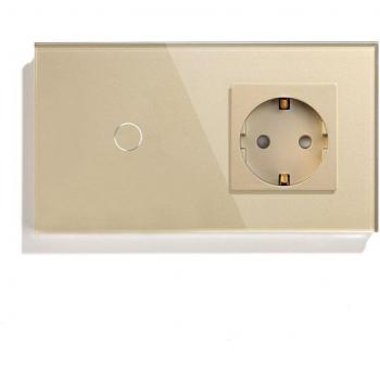 Interrupteur BSEED Tactile 1 Bouton – 2 voies, 3 couleurs, 157 mm