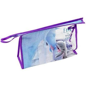 Neceser niña Frozen|bolsa de aseo disney|neceser infantil aseo colegio|estuche Elsa con cepillo pelo infantil, toalla y vaso. CERDÁ LIFE'S LITTLE MOMENTS