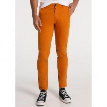 Pantaloni Six Valves Slim Brown 30 Satina