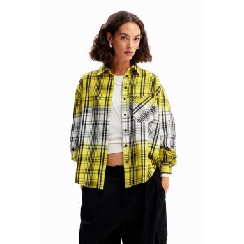 Yellow Gradient Patterned Shirt – XS