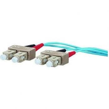 Metz Connect Patchkabel OM3 SC-D/SC-D MM 5m aqua 50/125