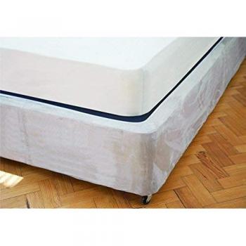 Deluxe Faux Suede Single Size Divan Bed Base Wrap Valance Sheet
