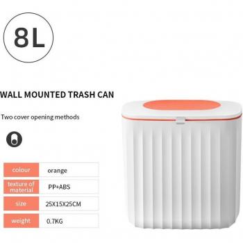 Papelera de cocina de pared 8L