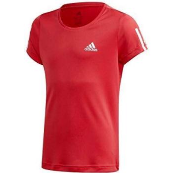 T-Shirt Adidas pour Fille, Taille S, Modèle YG TR EQ en Rosbas/Blanco