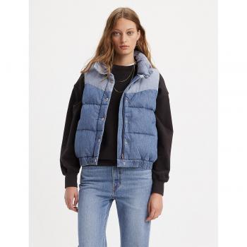 Levi's Juno Chaleco Acolchado para Mujer en Azul Talla S