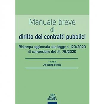 Manuale breve di diritto dei contratti pubblici