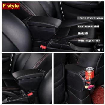 Hyundai Solaris 2/Accent/Verna Armrest Storage Box with Ashtray and Cup Holder