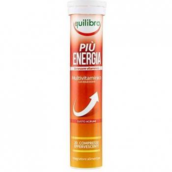 Piu' energia gusto agrumi 20 compresse effervescenti