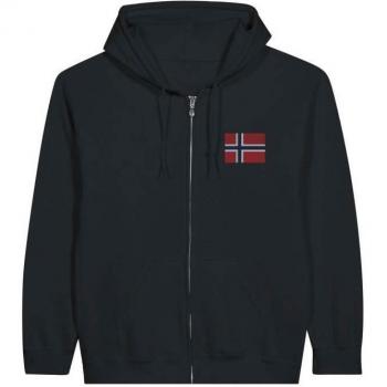 Polar Trek Hooded Top – Jan Mayen Emblem, 50% Cotton / 50% Polyester