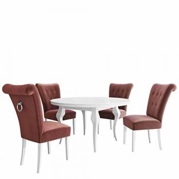 Sérénité Contemporaine – Racine 142 – Table en MDF – 4 Places – 76 cm de Hauteur
