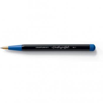 Blue‑Black Bauhaus Twist Ballpoint