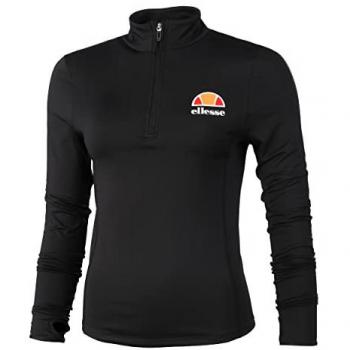 Sofira Women's 1/4 Zip Pullover in Black by Ellesse