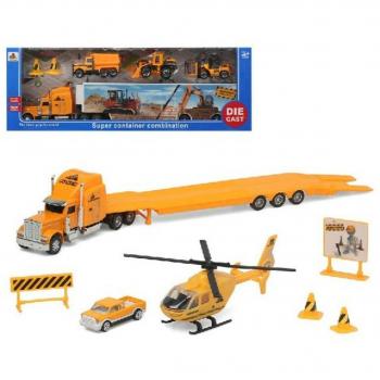 Playset Super Container Transport 39 x 14 cm Fordonsbil