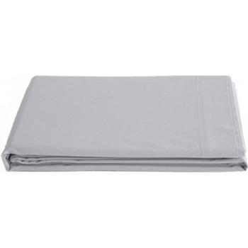 Drap plat en percale de coton peigné