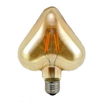Bombilla Retro Filamento Corazón E27 4W