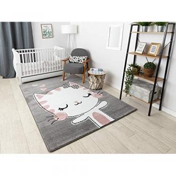 Tappeto Grigio Petit Kitty Gatto 180x270 cm