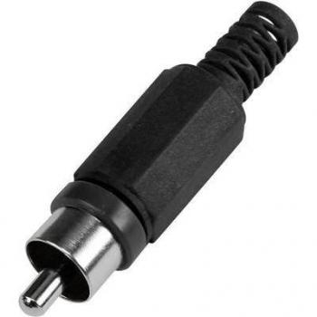 Dual-Pin RCA Audio Plug – One Piece