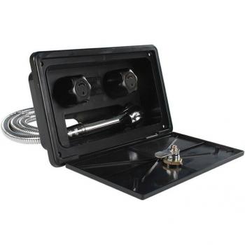 Kit de cabina de ducha para vehículos recreativos con cerradura