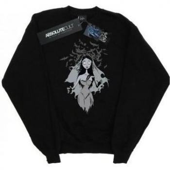 Totenfrau‑Mädchen‑Kopf‑Crow‑Veil‑Top (Schwarz, 12–13)