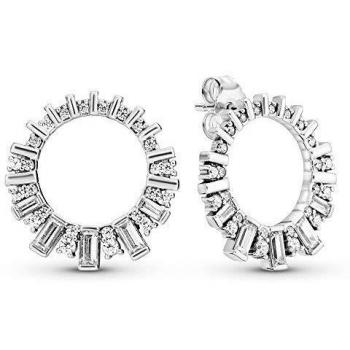 Pendientes Pandora Mujer plata brillante