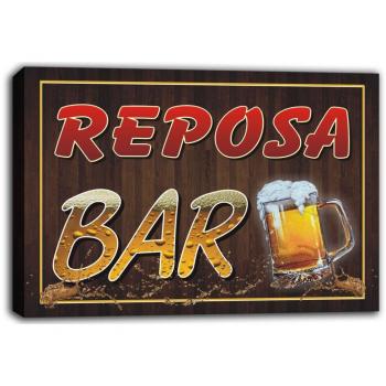Beer Mug Wall Decor – Reposa Stretched Canvas (SCW3)